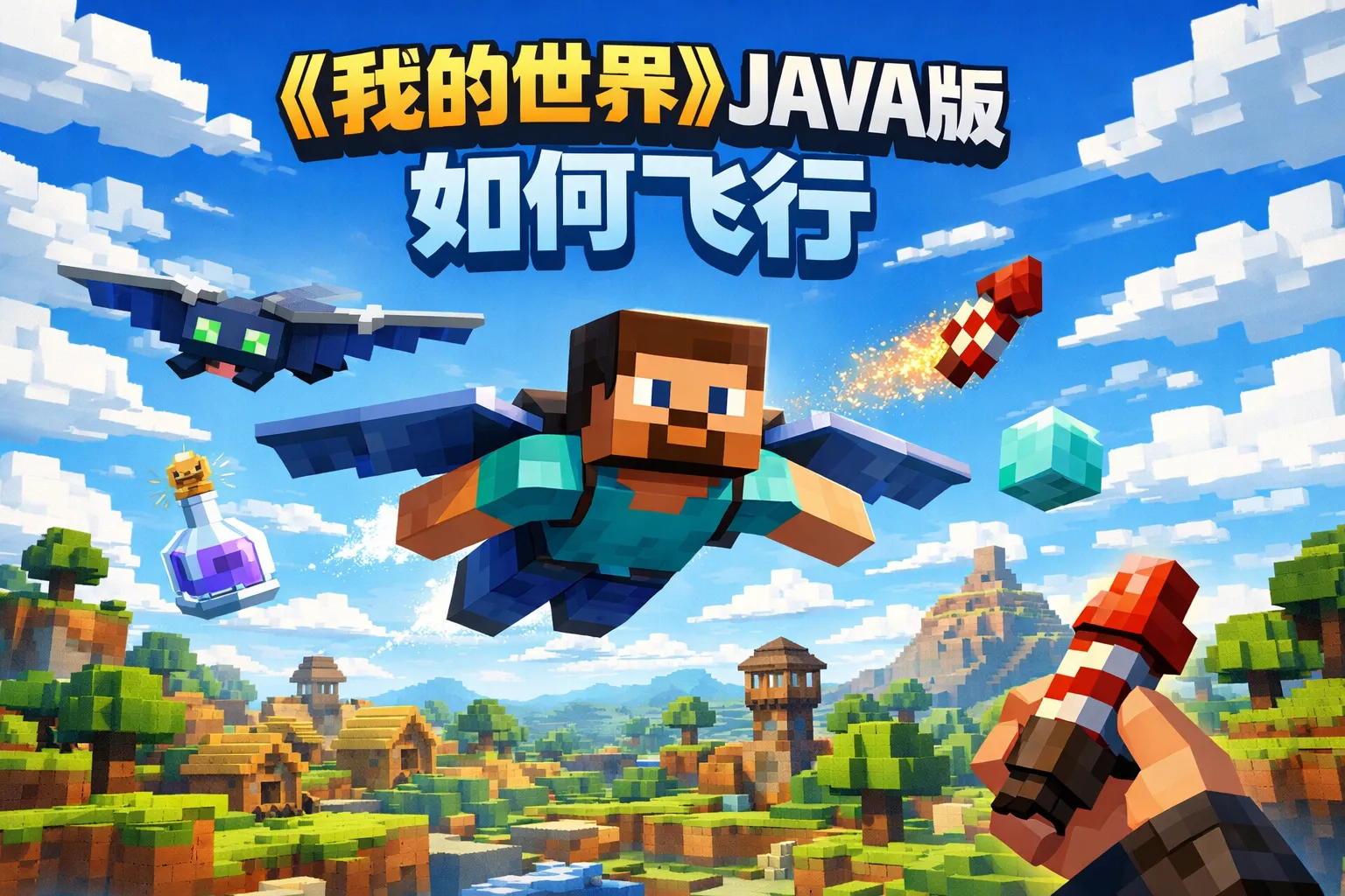 我的世界java版如何飞行