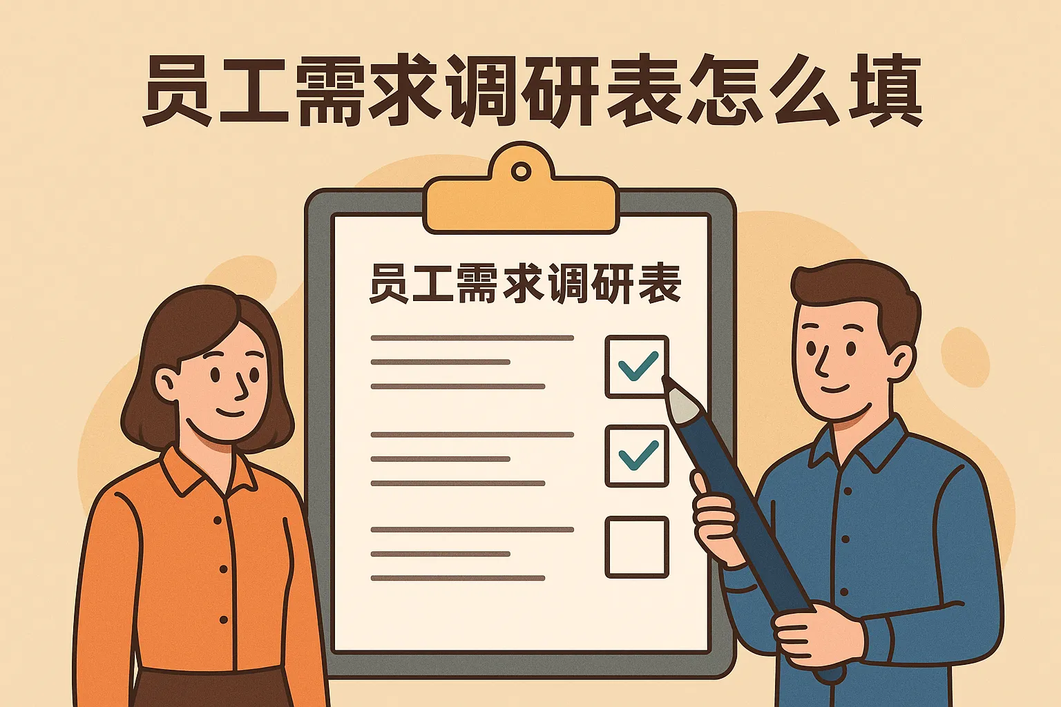 员工需求调研表怎么填