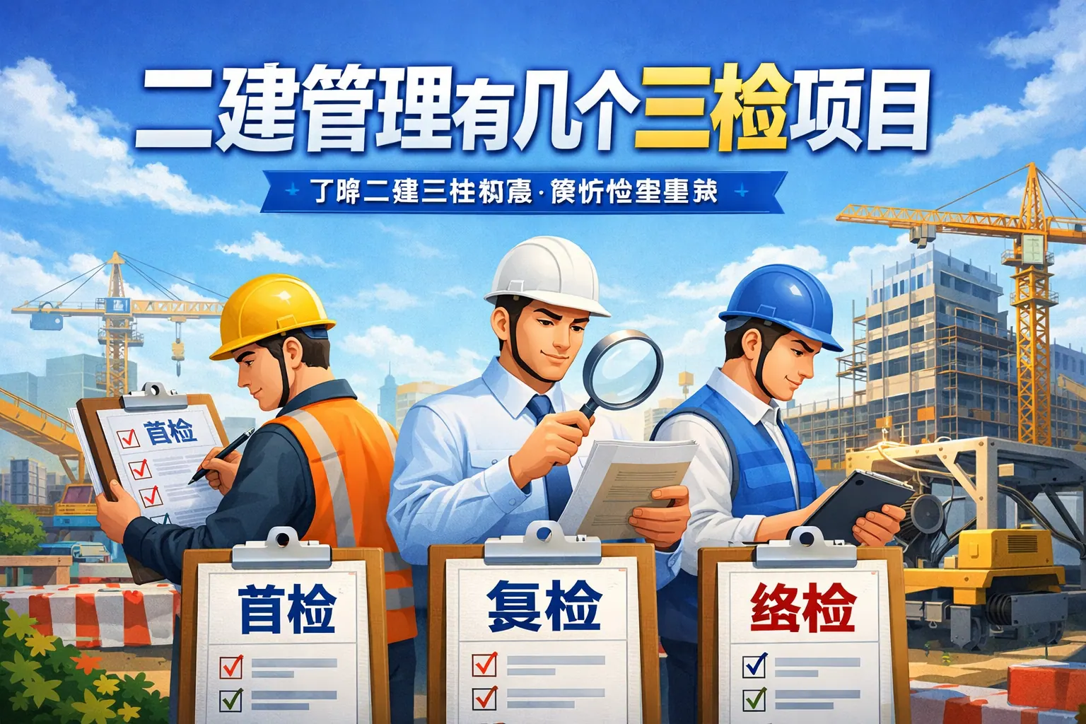 二建管理有几个三检项目