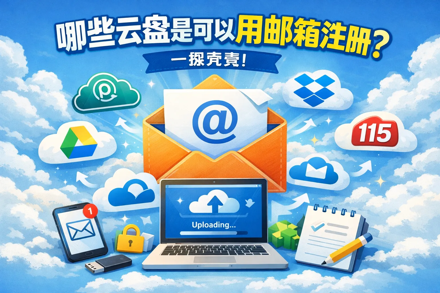 哪些云盘是可以用邮箱