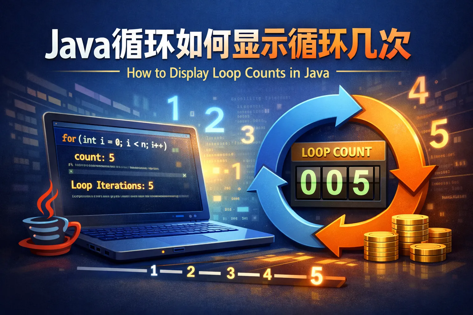Java循环如何显示循环几次