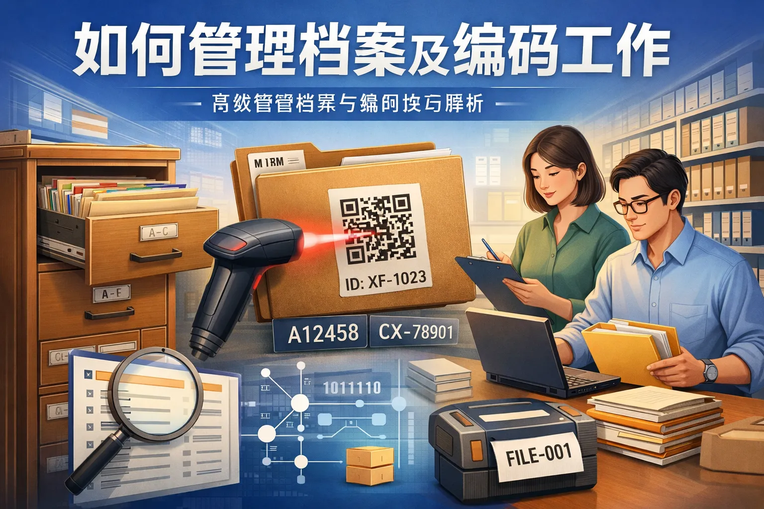 如何管理档案及编码工作