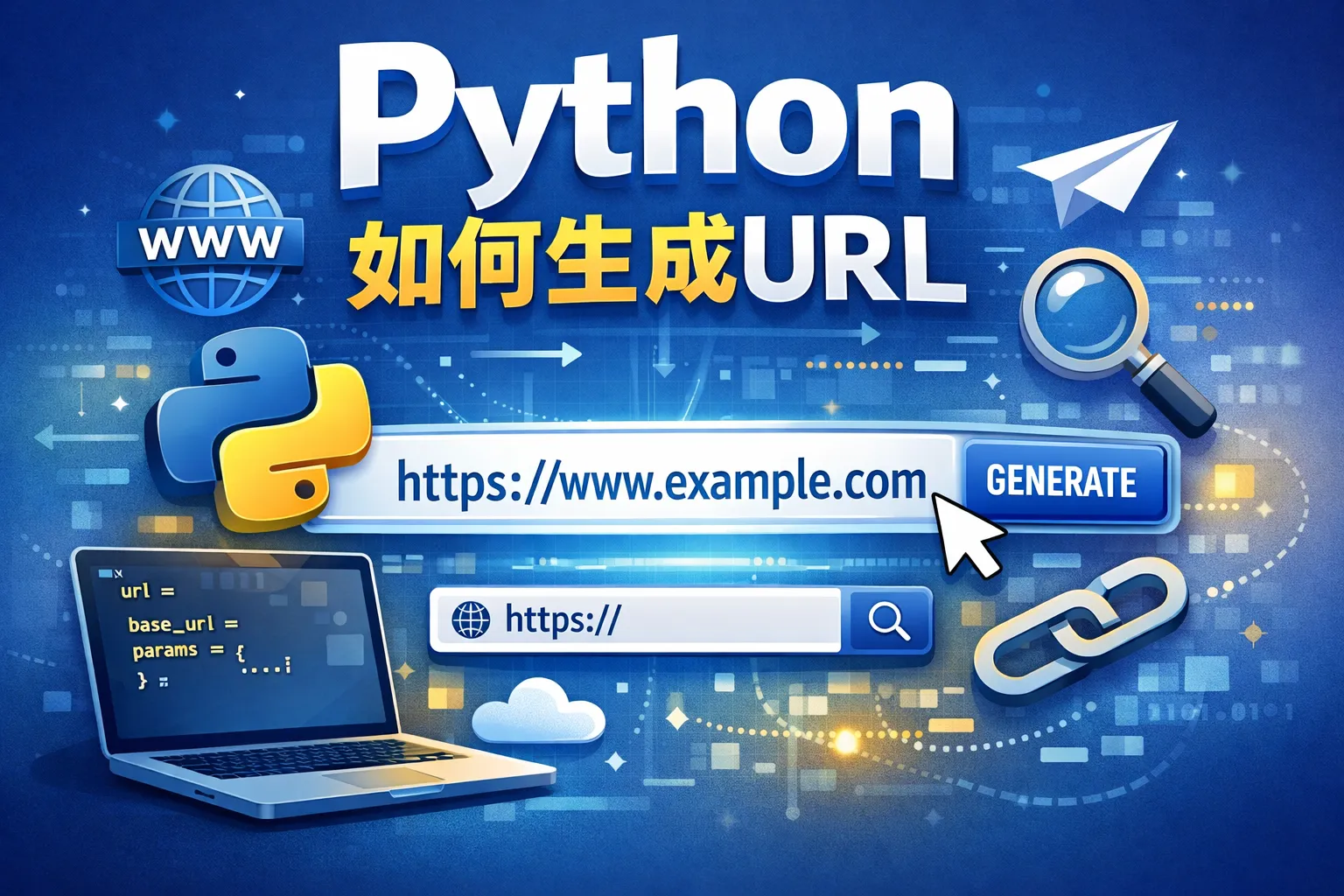 python如何生成url