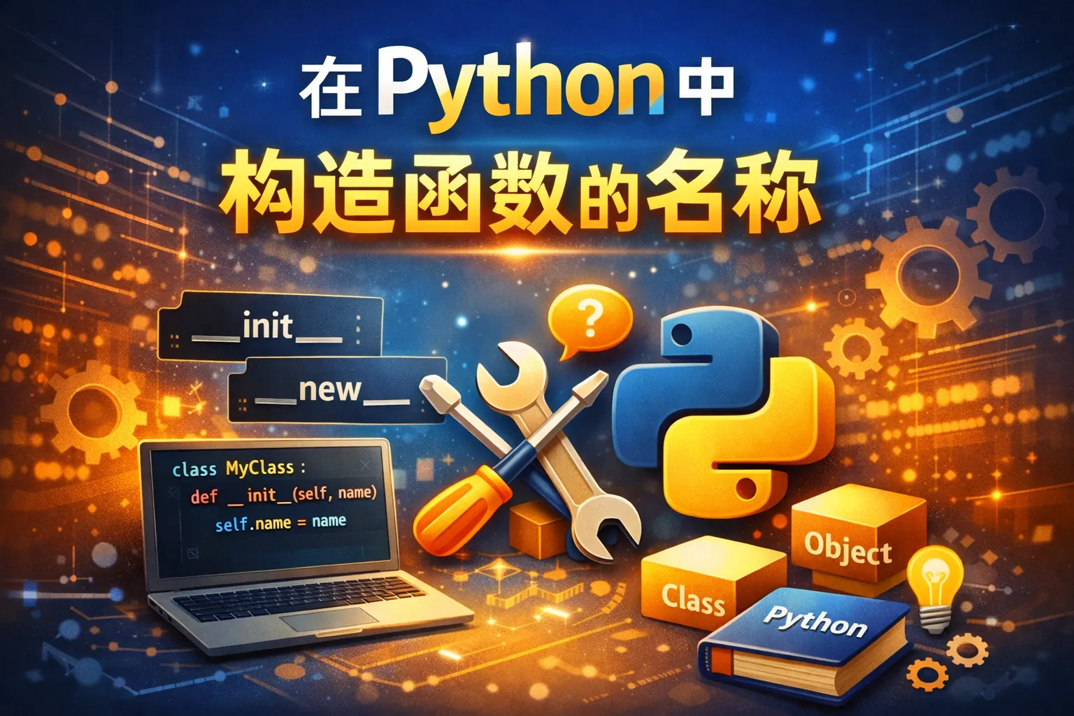 在python中 构造函数的名称