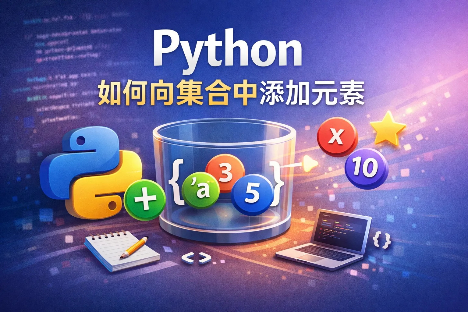 python如何向集合中添加元素