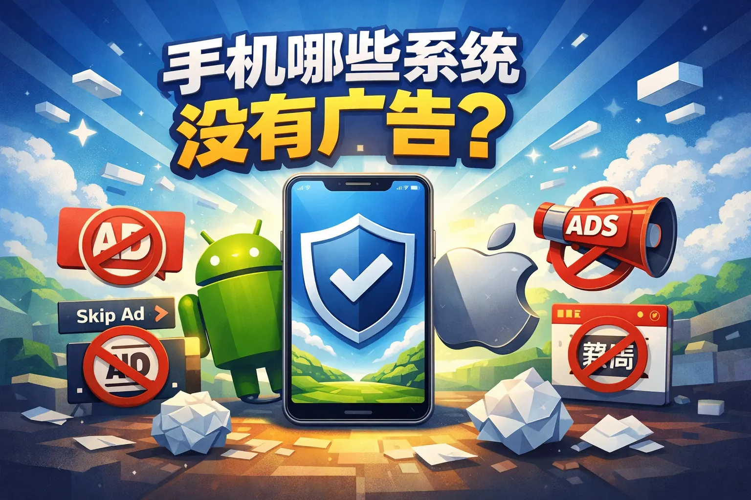 手机哪些系统没有广告