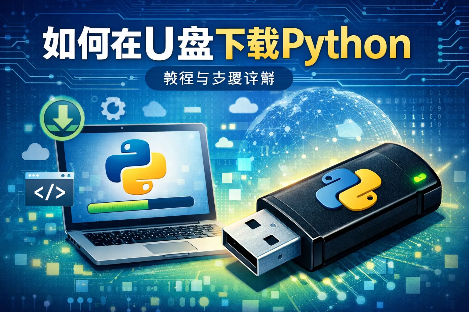 如何在u盘下载python