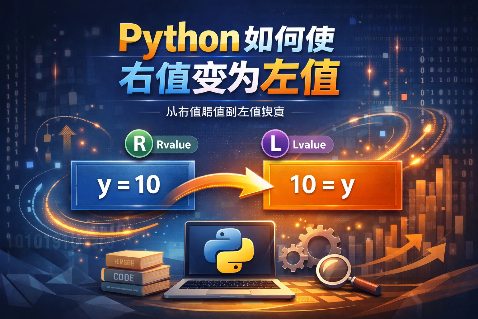 python如何使右值变为左值