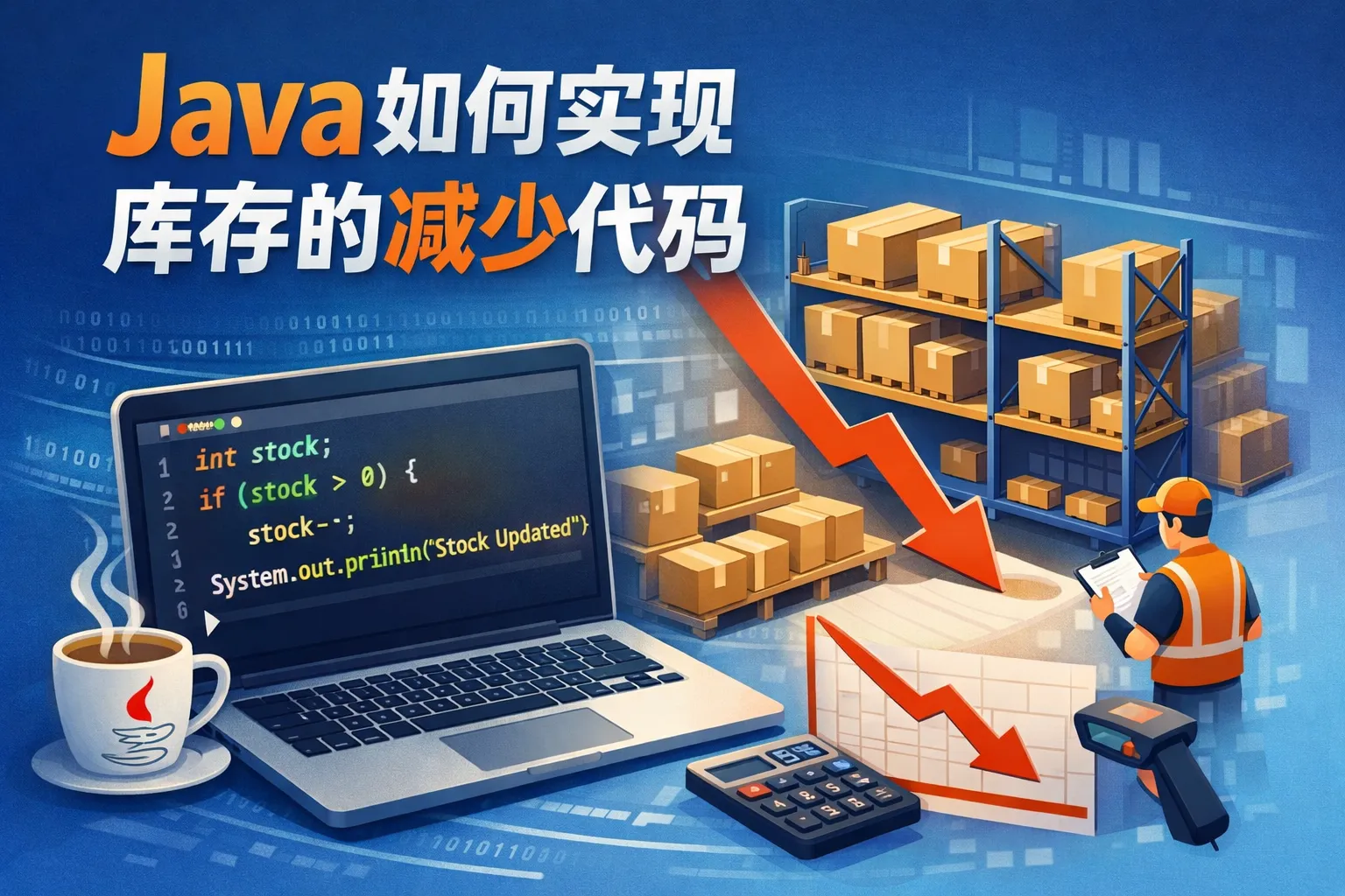 java如何实现库存的减少代码