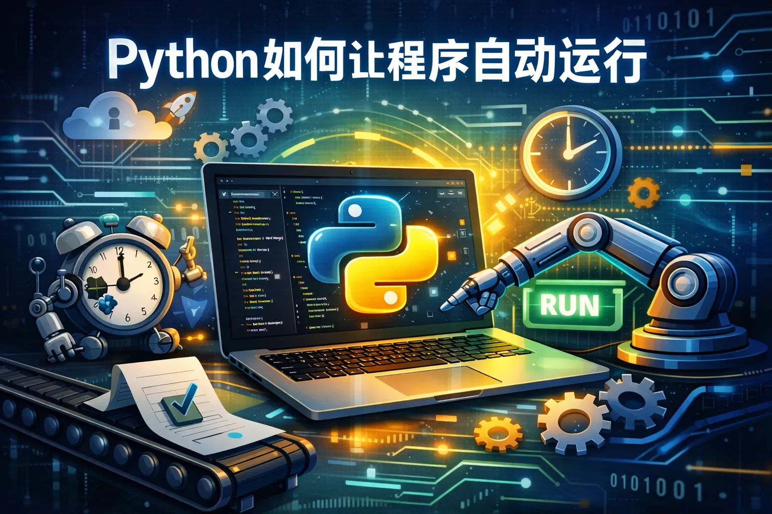 python如何让程序自动运行