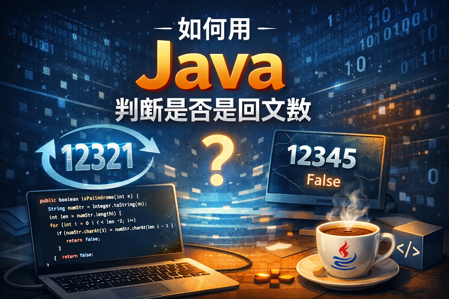 如何用java判断是否是回文数