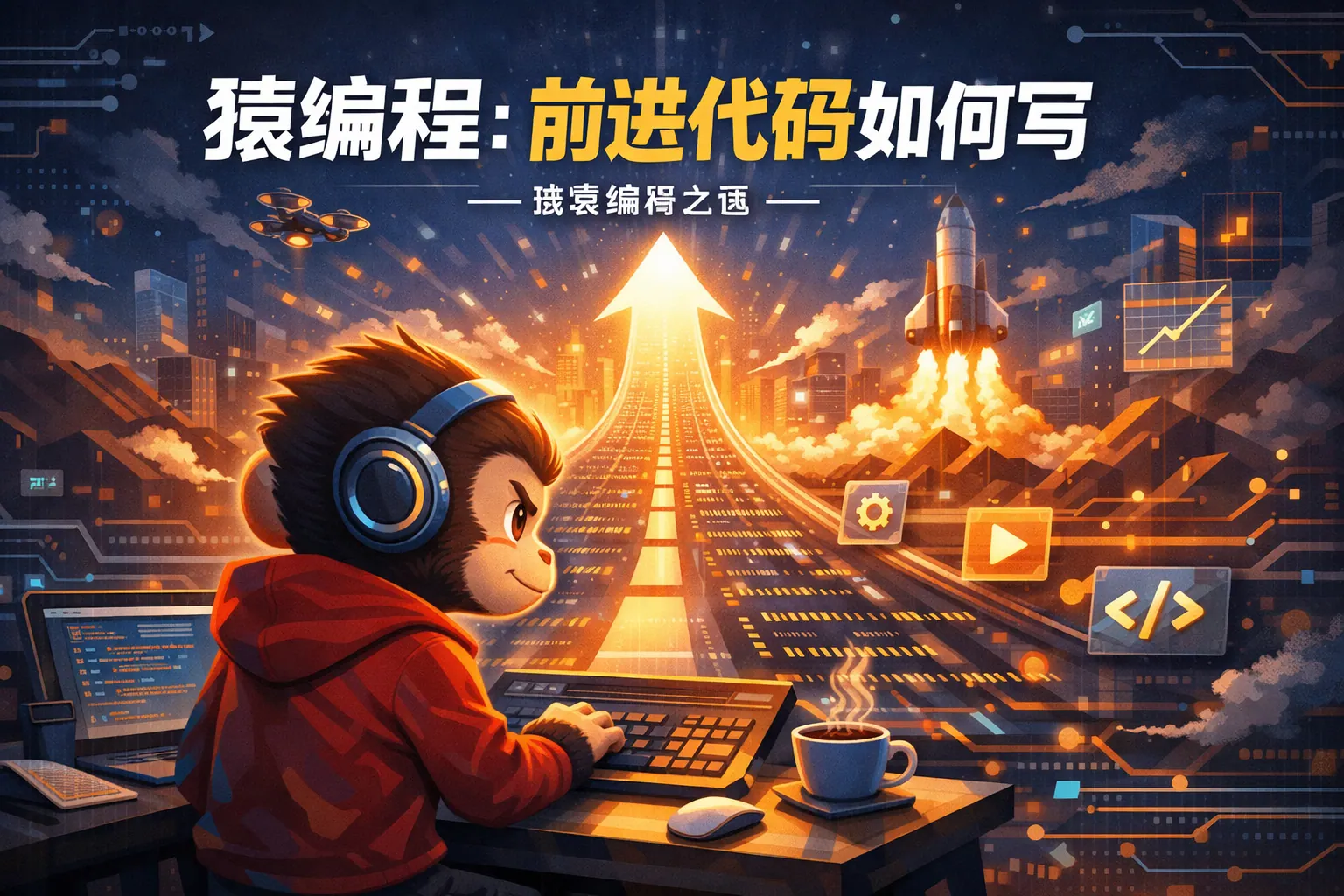 猿编程前进代码如何写