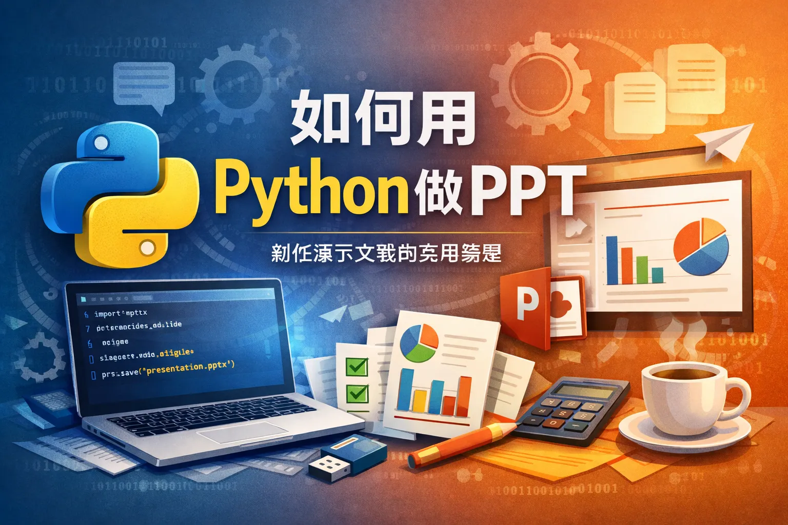 如何用python做ppt