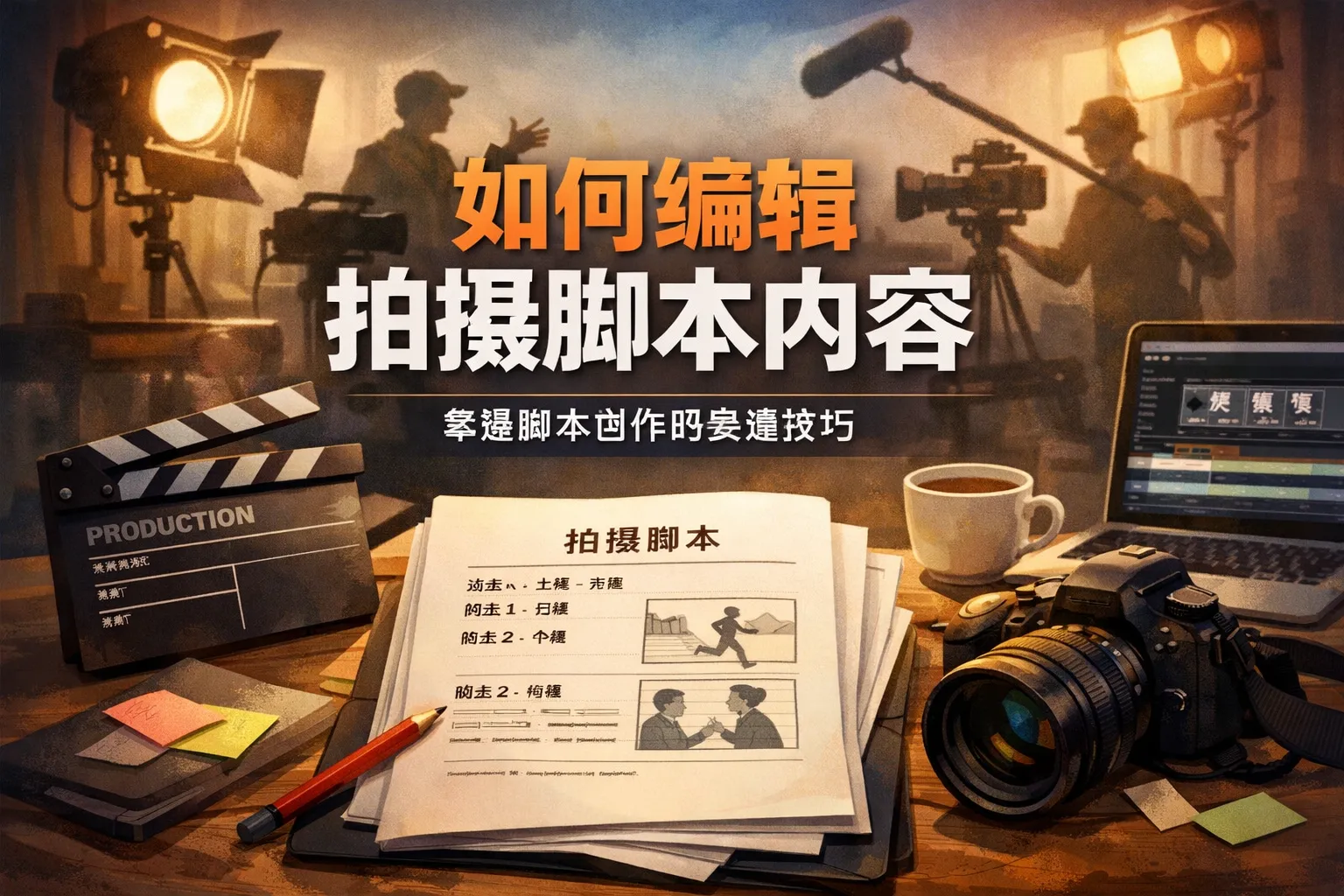 如何编辑拍摄脚本内容