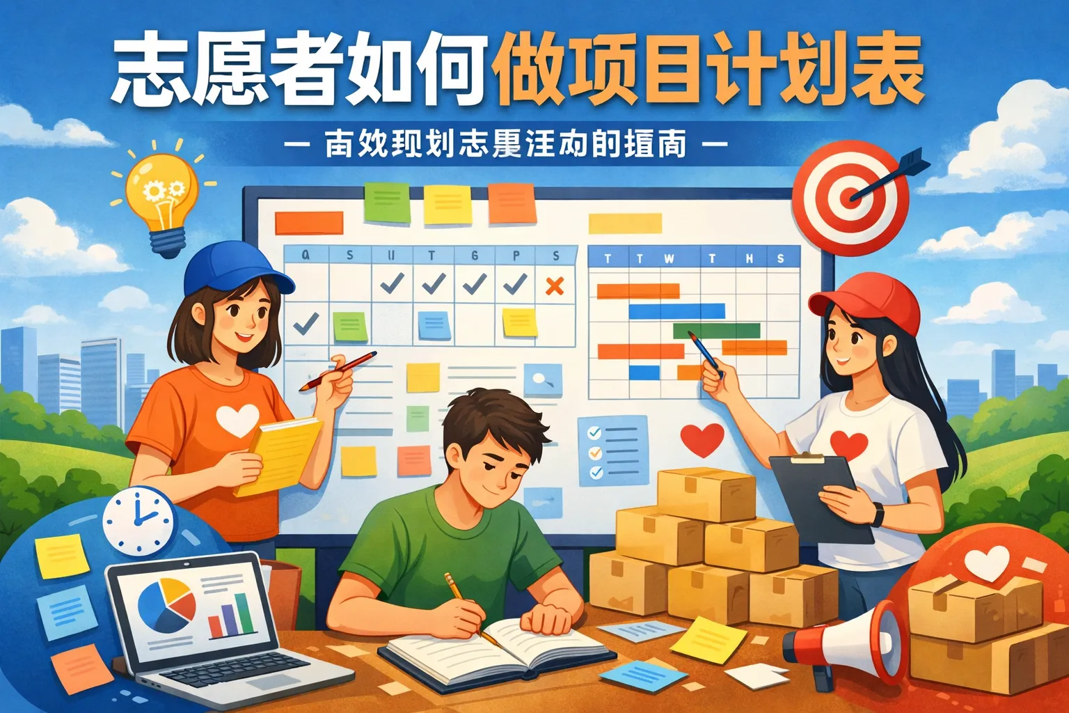 志愿者如何做项目计划表