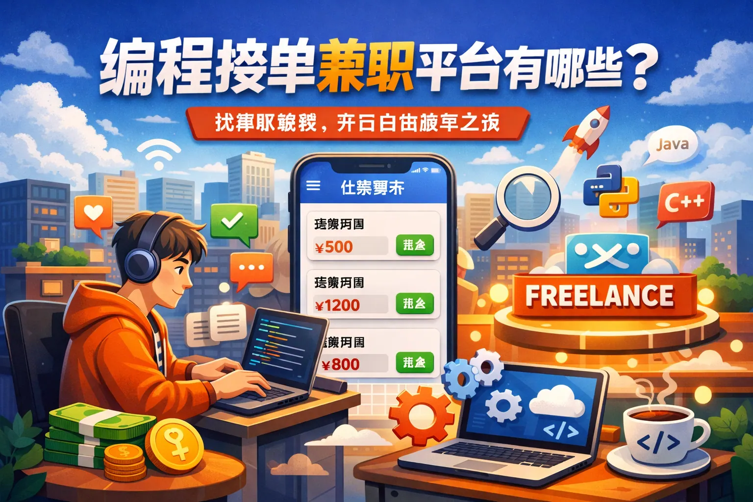 编程接单兼职平台有哪些