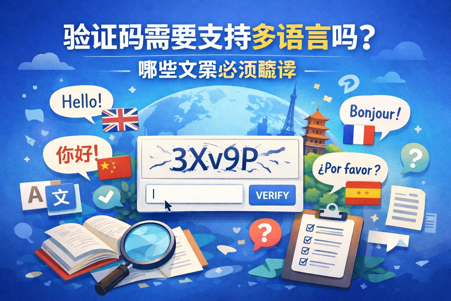 验证码需要支持多语言吗?哪些文案必须翻译