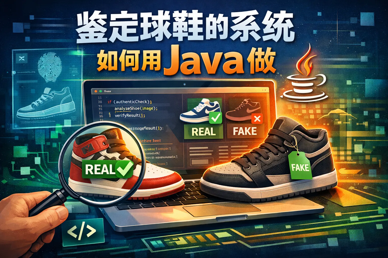 鉴定球鞋的系统如何用java做