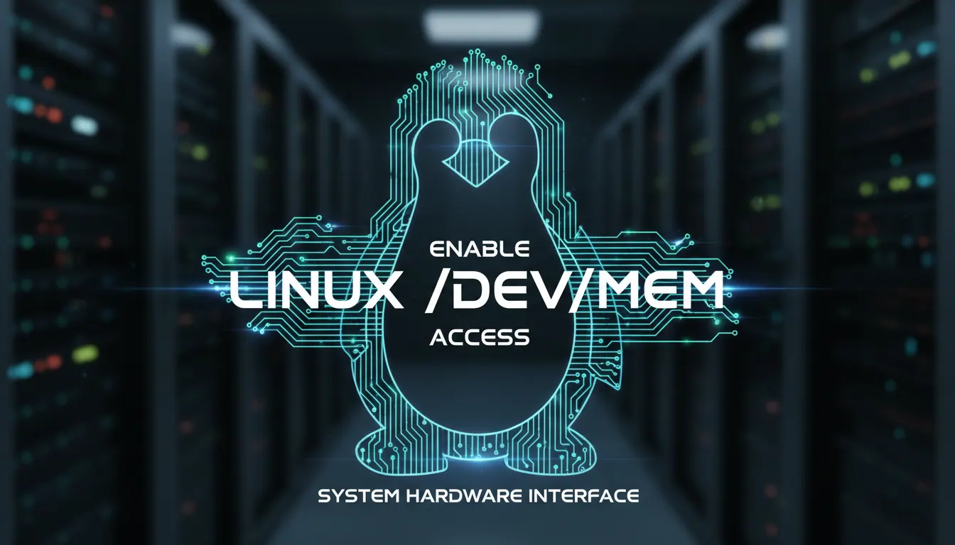 linux如何开启dev mem