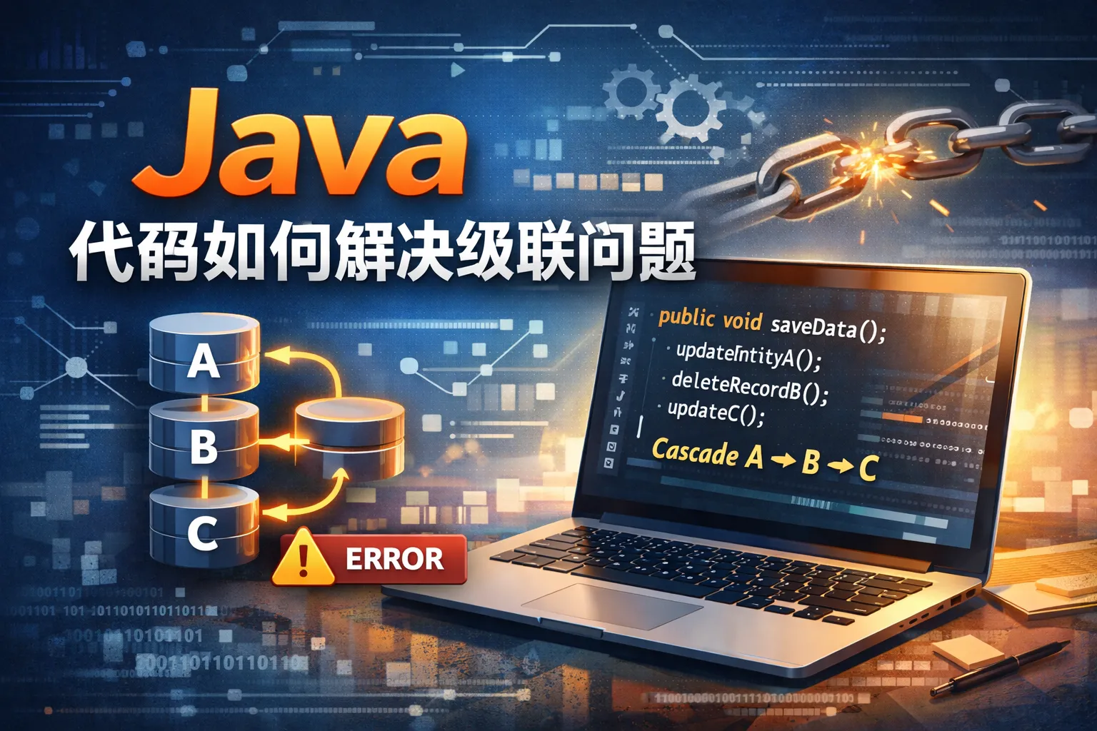 java代码如何解决级联问题