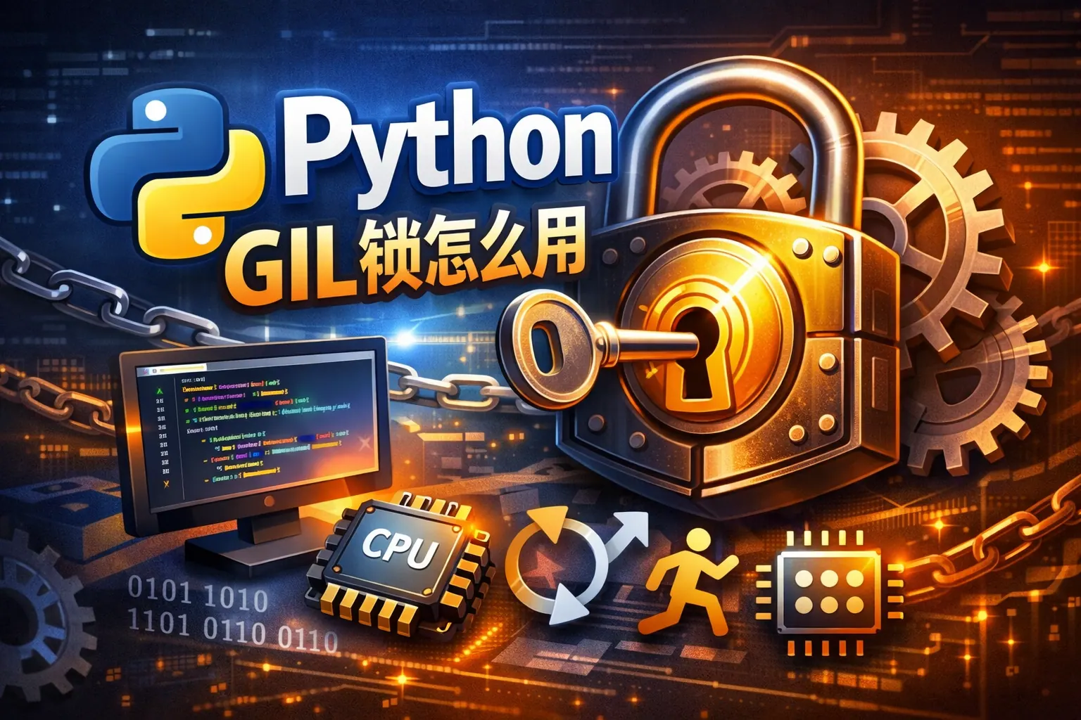 python gil锁怎么用