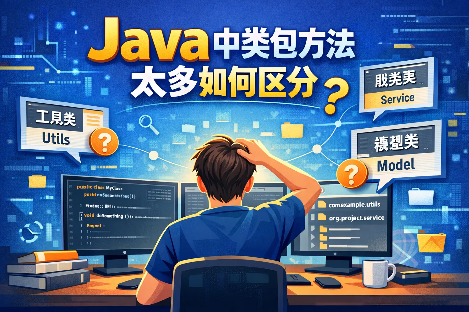 java中类包方法太多如何区分