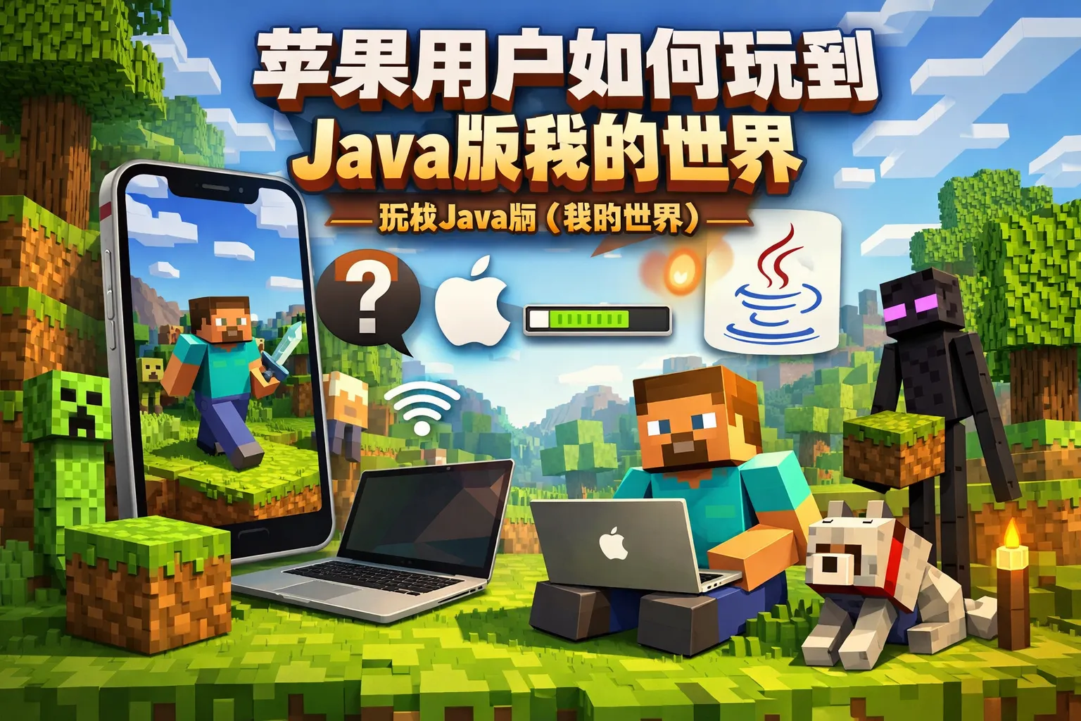苹果用户如何玩到java版我的世界