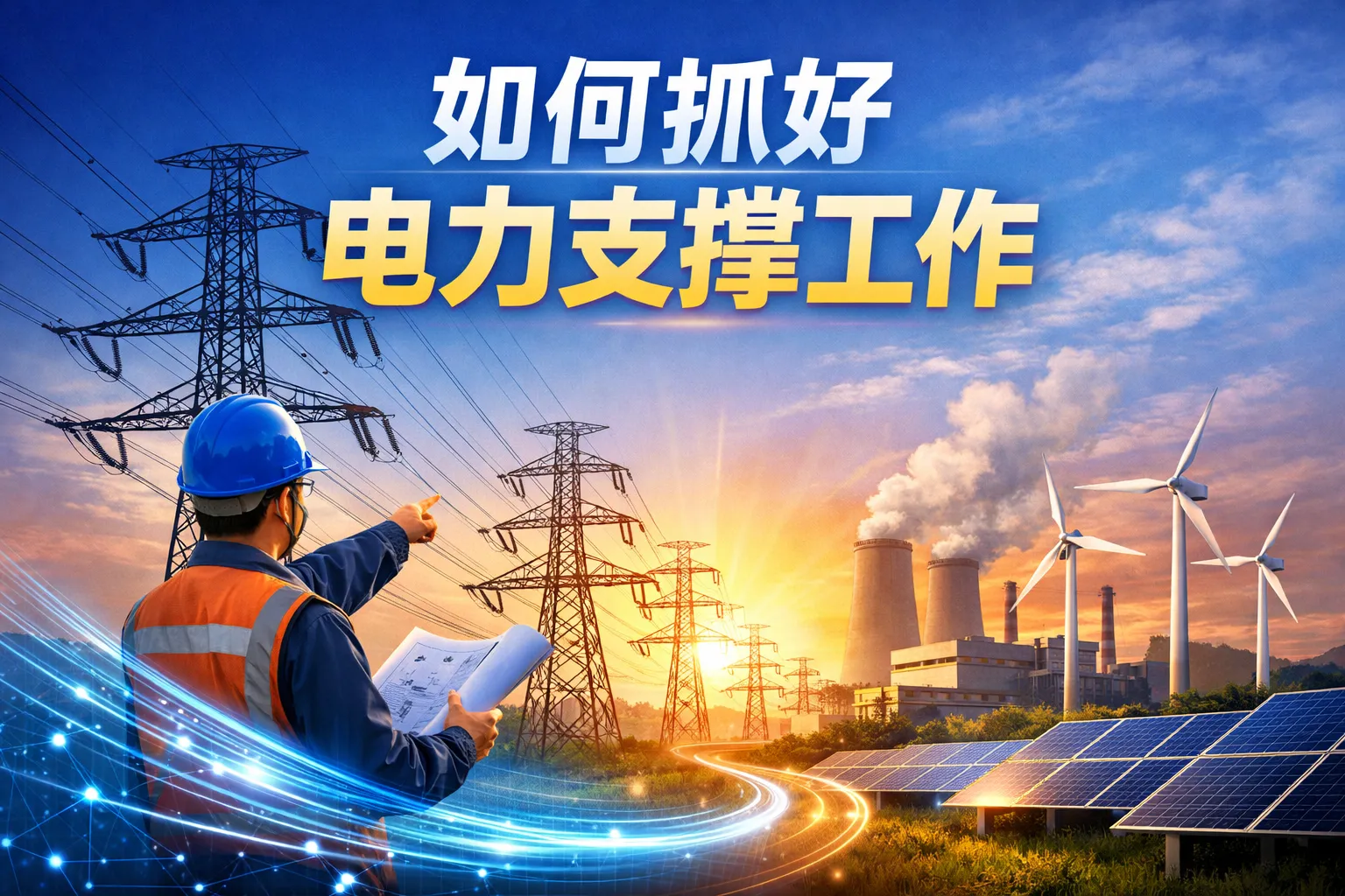 如何抓好电力支撑工作