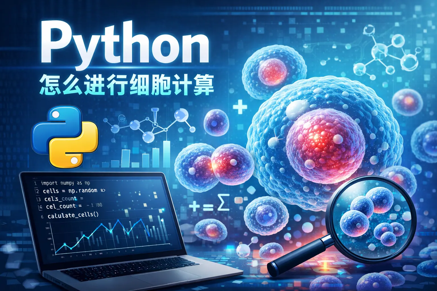 python怎么进行细胞计算