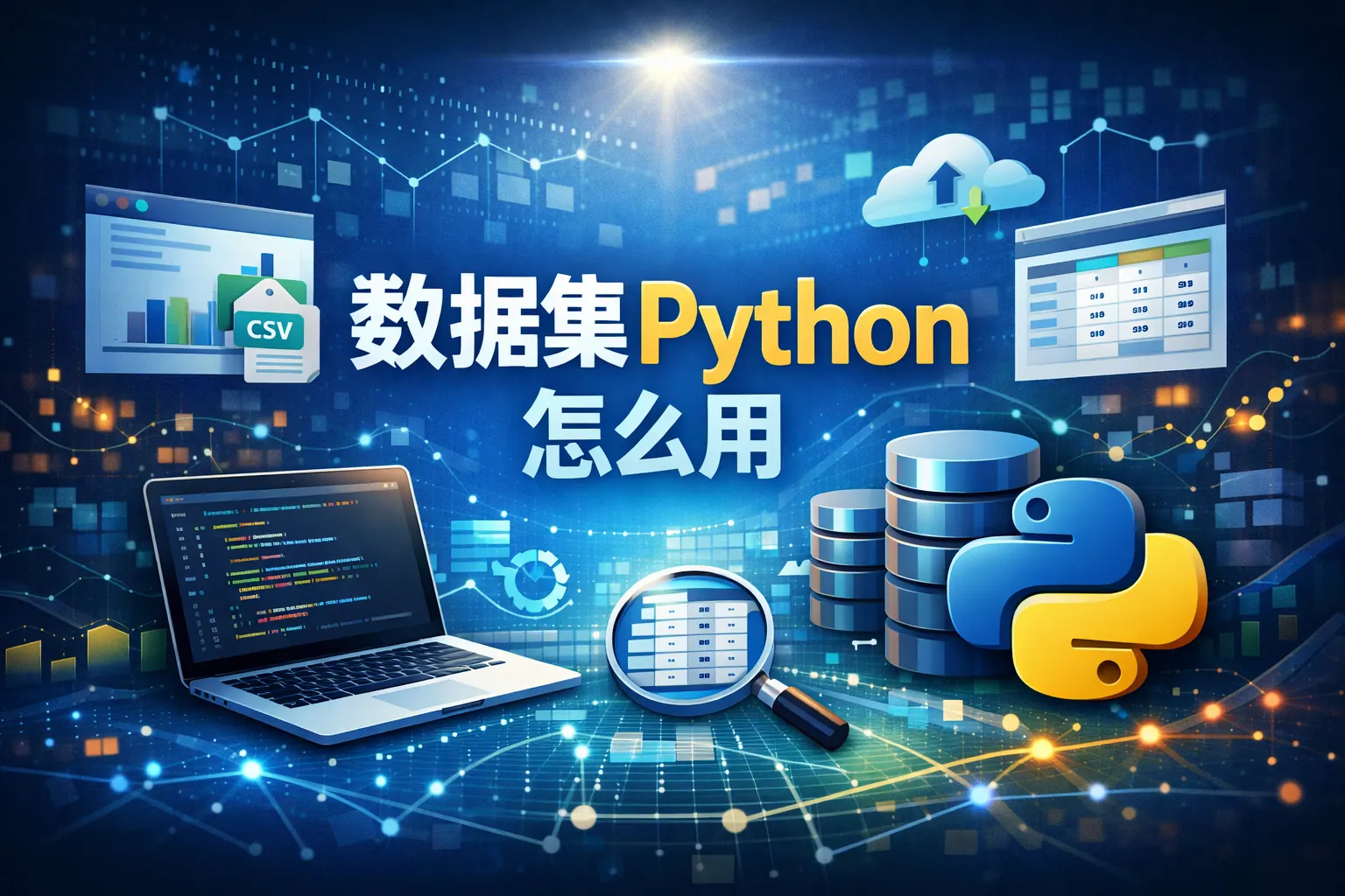 数据集python 怎么用