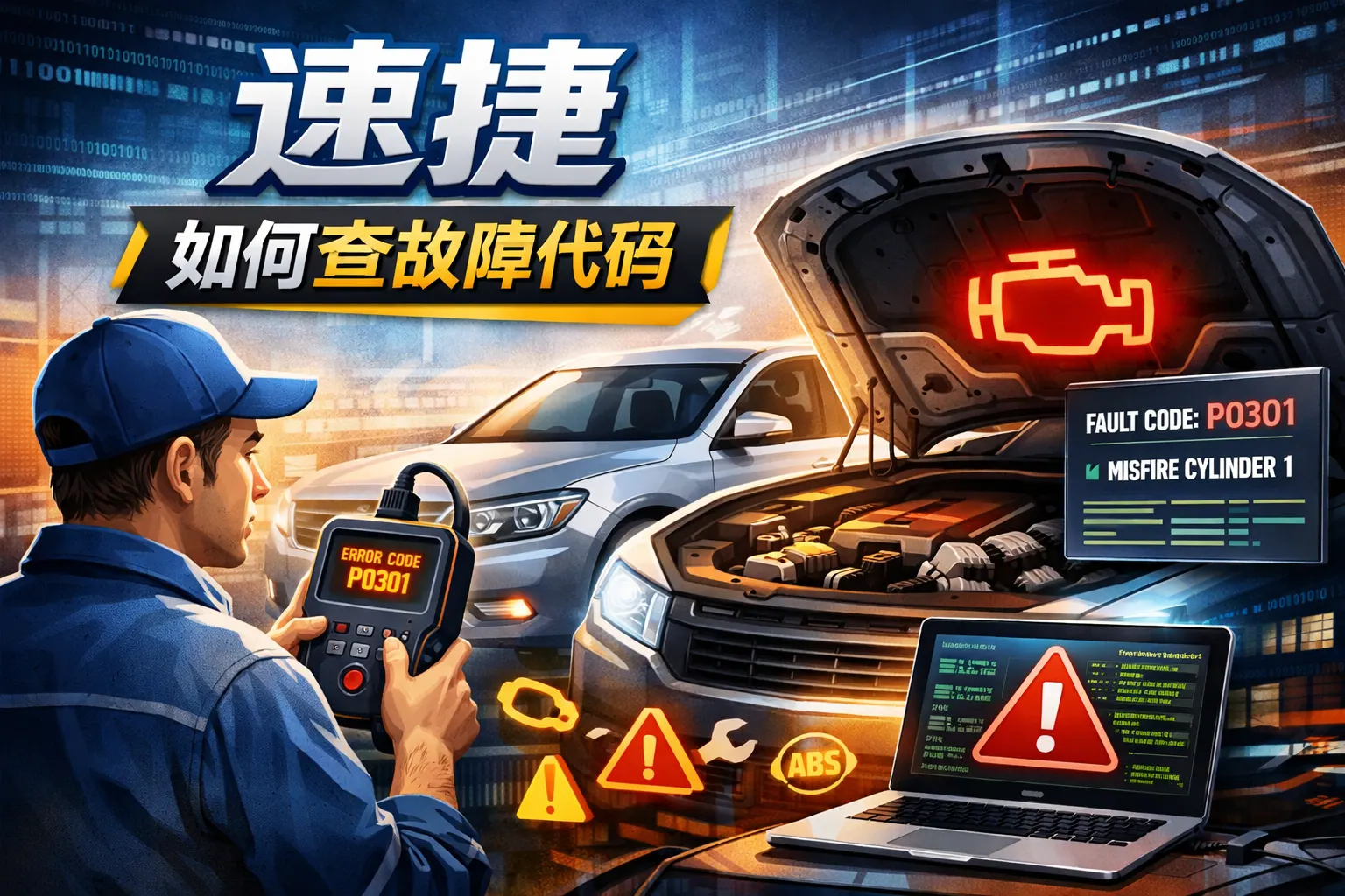 速捷 如何查故障代码