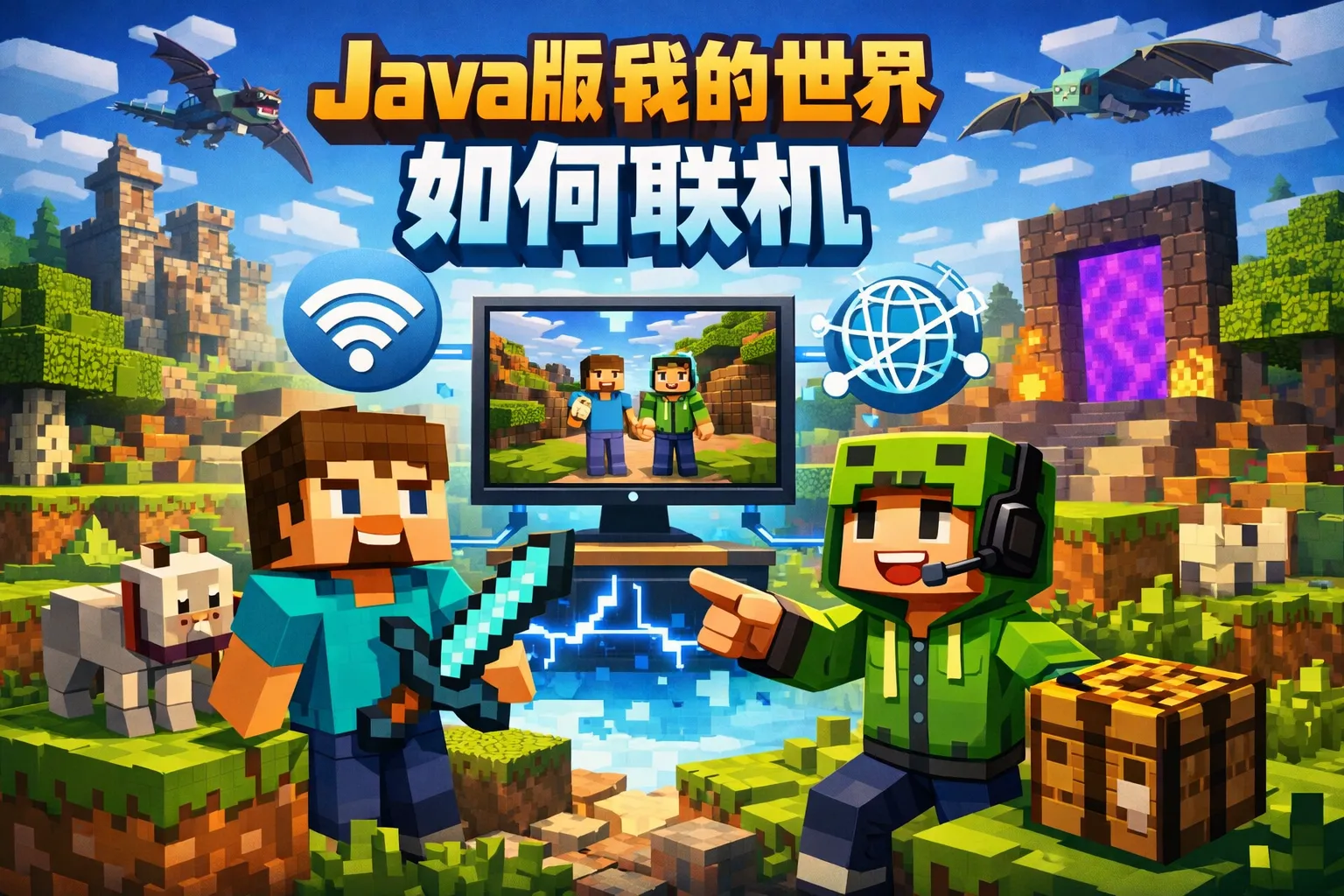 java版我的世界如何联机