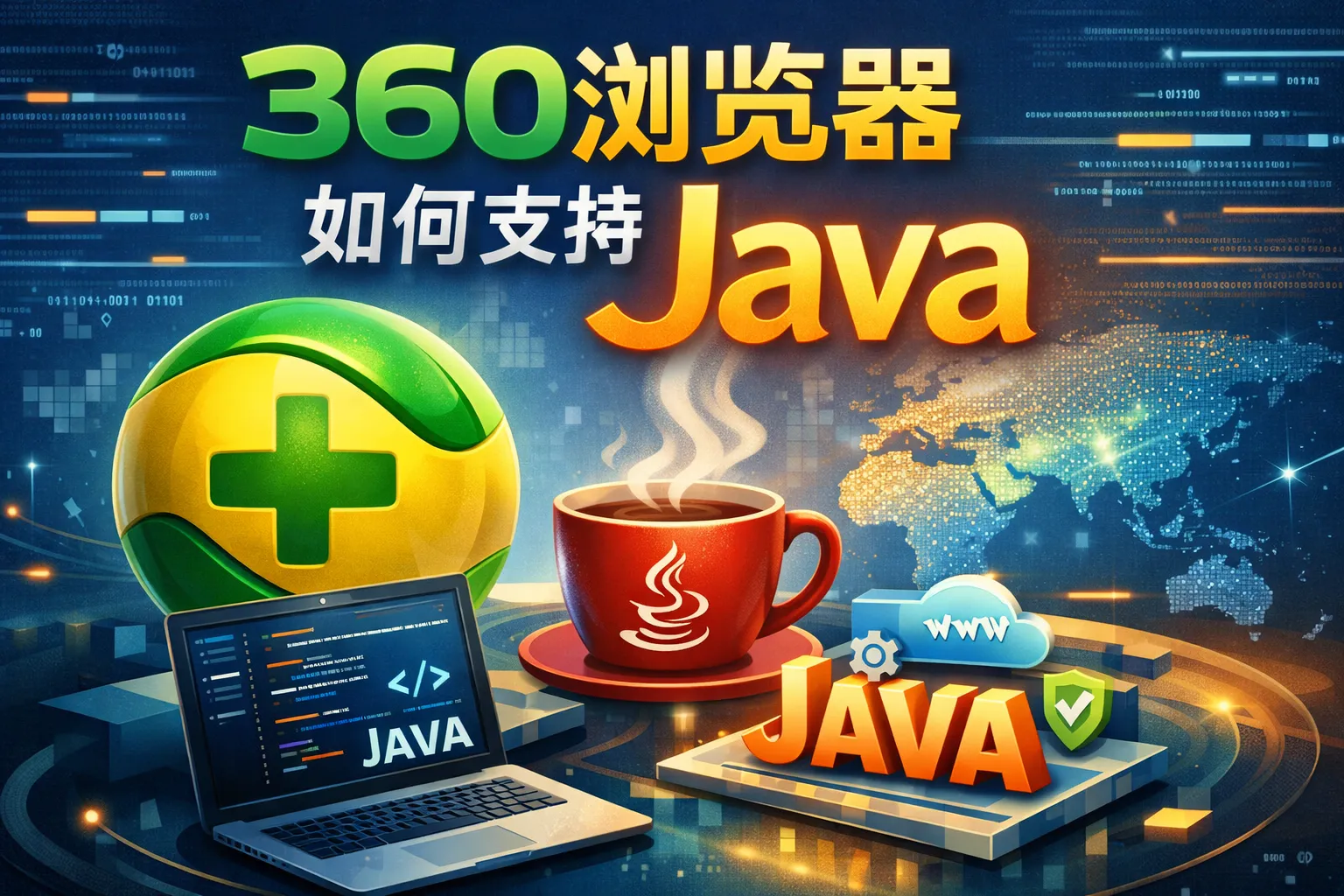 360浏览器如何支持java