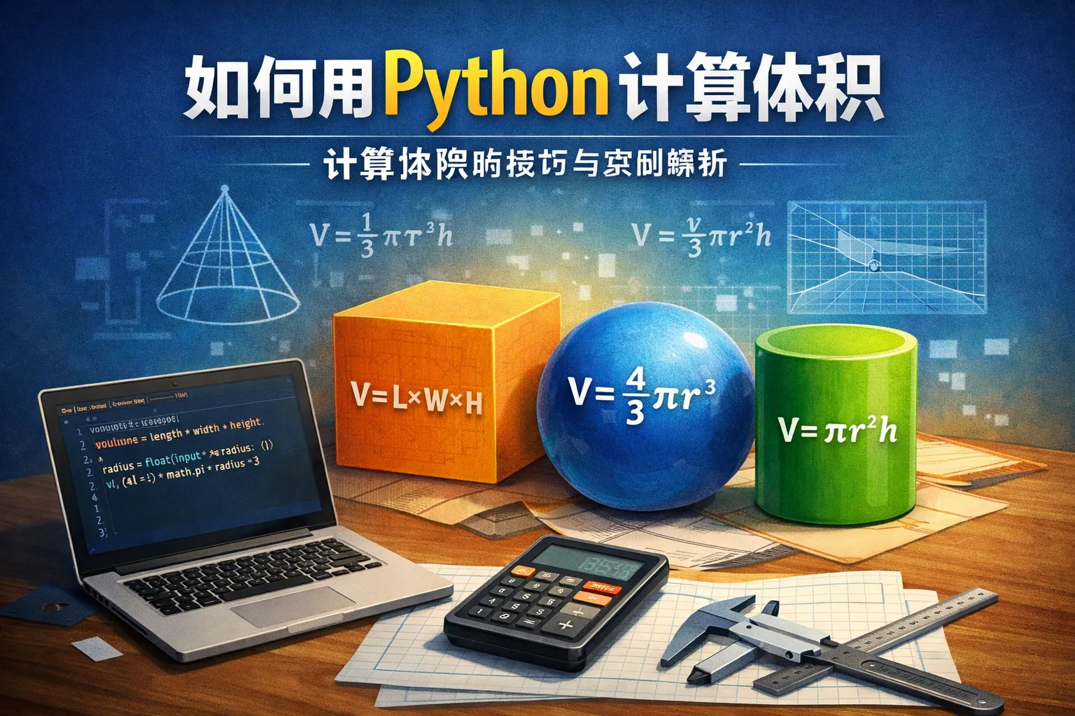 如何用python计算体积