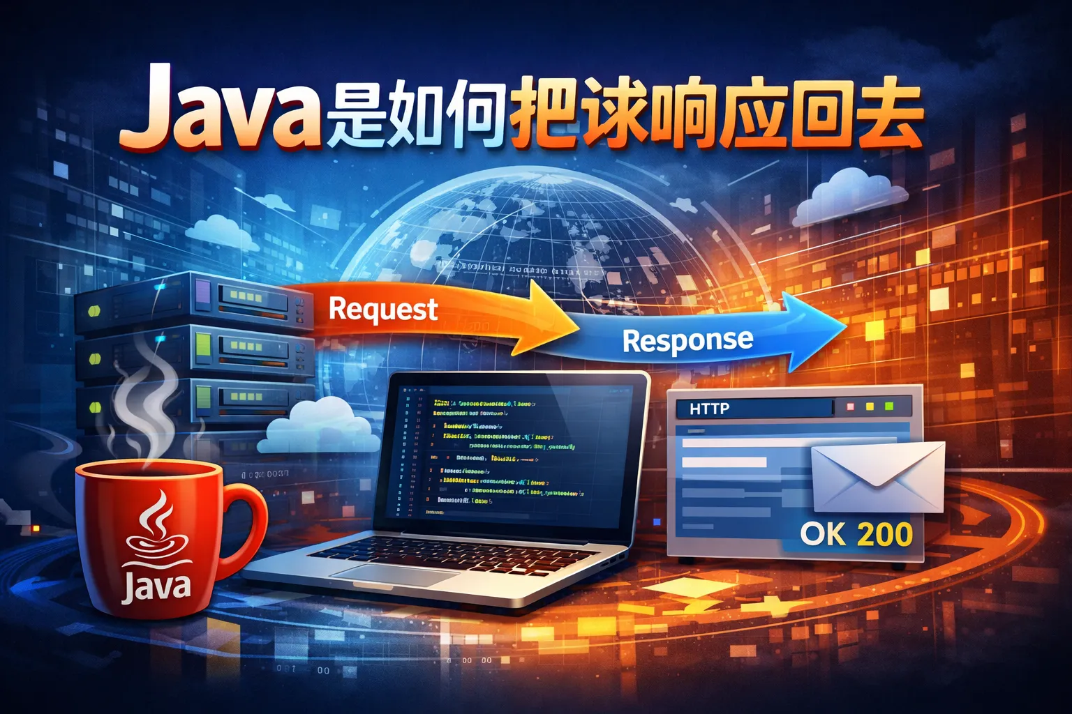 java是如何把请求响应回去