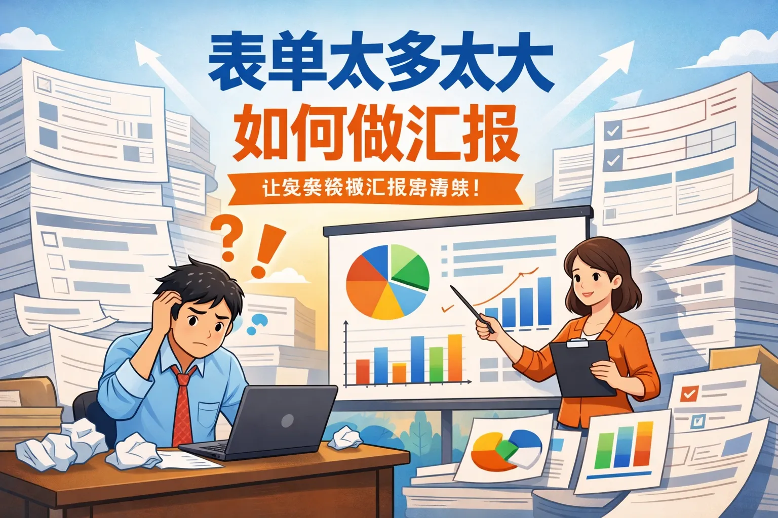 表单太多太大如何做汇报