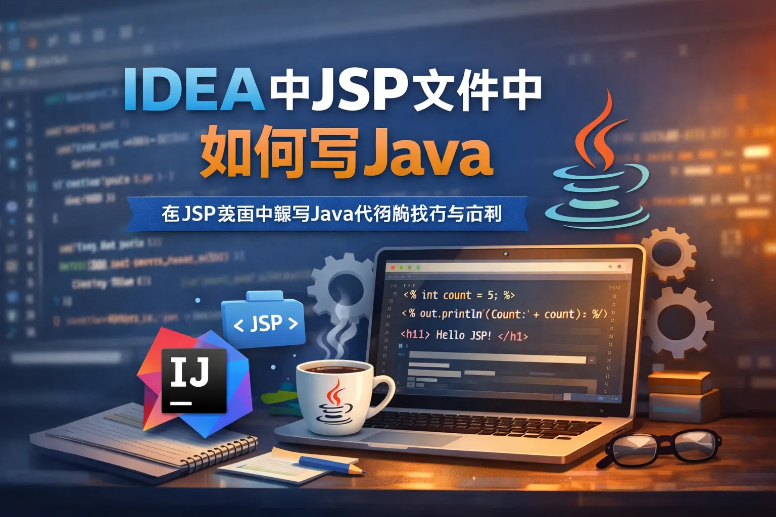 idea中jsp文件中如何写java