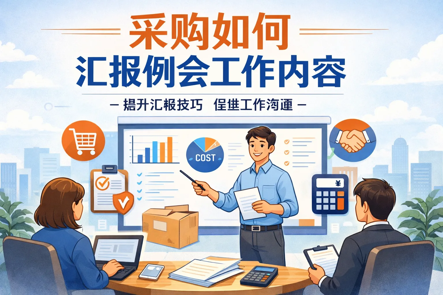 采购如何汇报例会工作内容