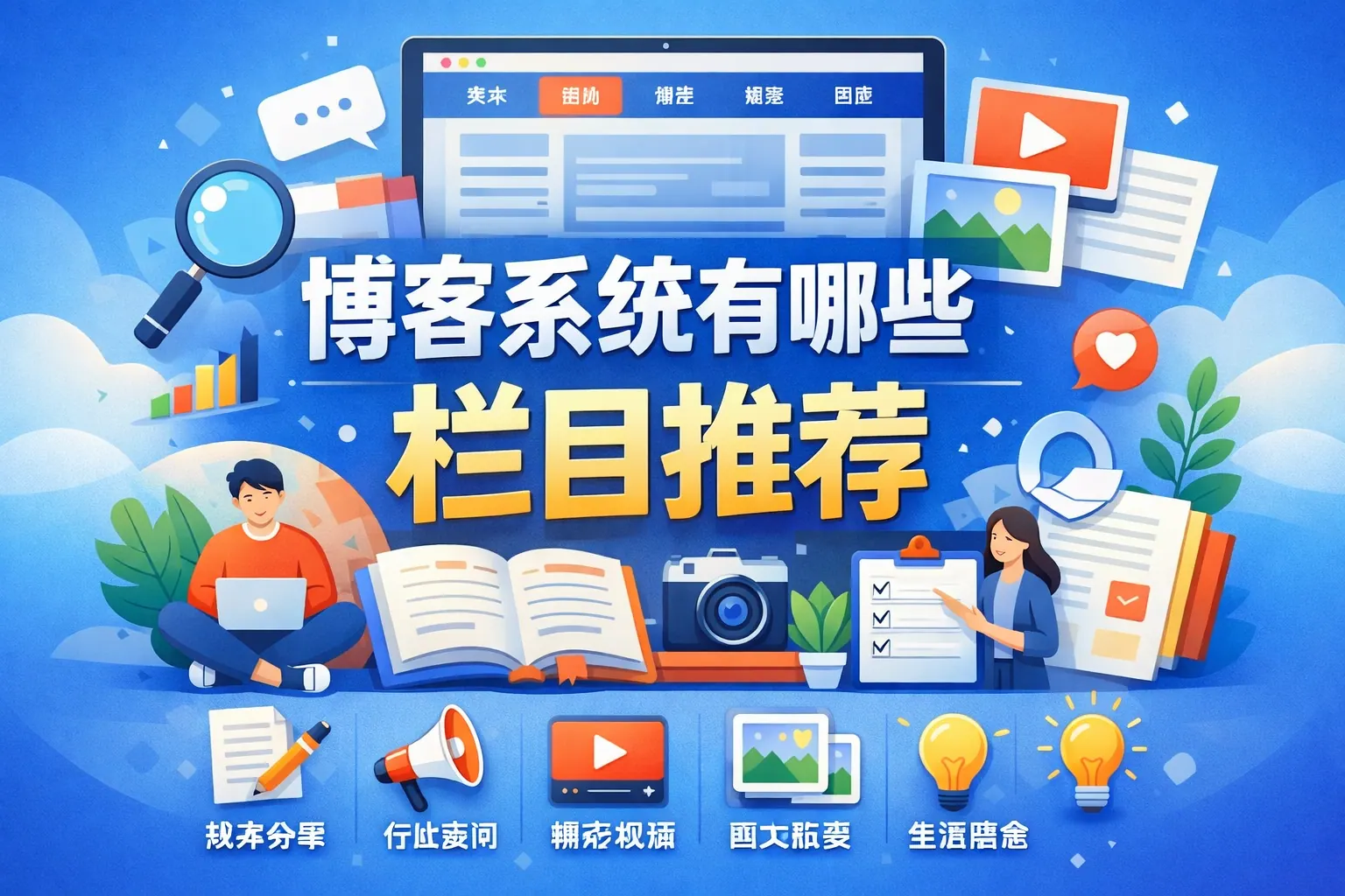 博客系统有哪些栏目推荐