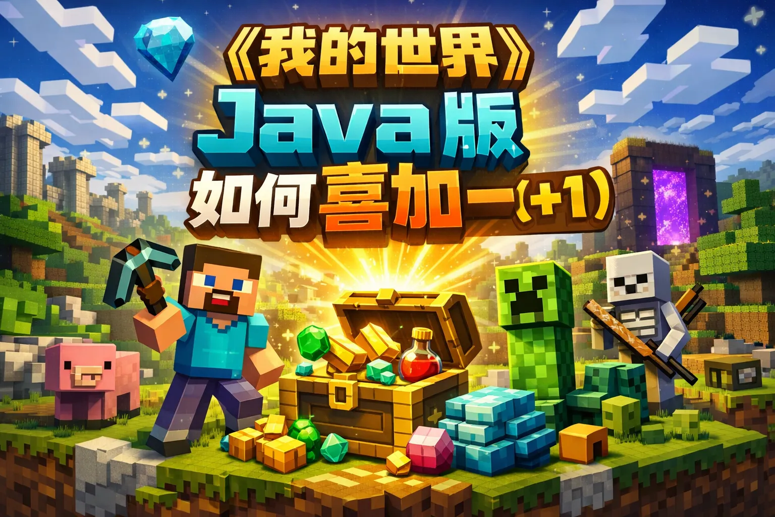 我的世界java版如何喜加一