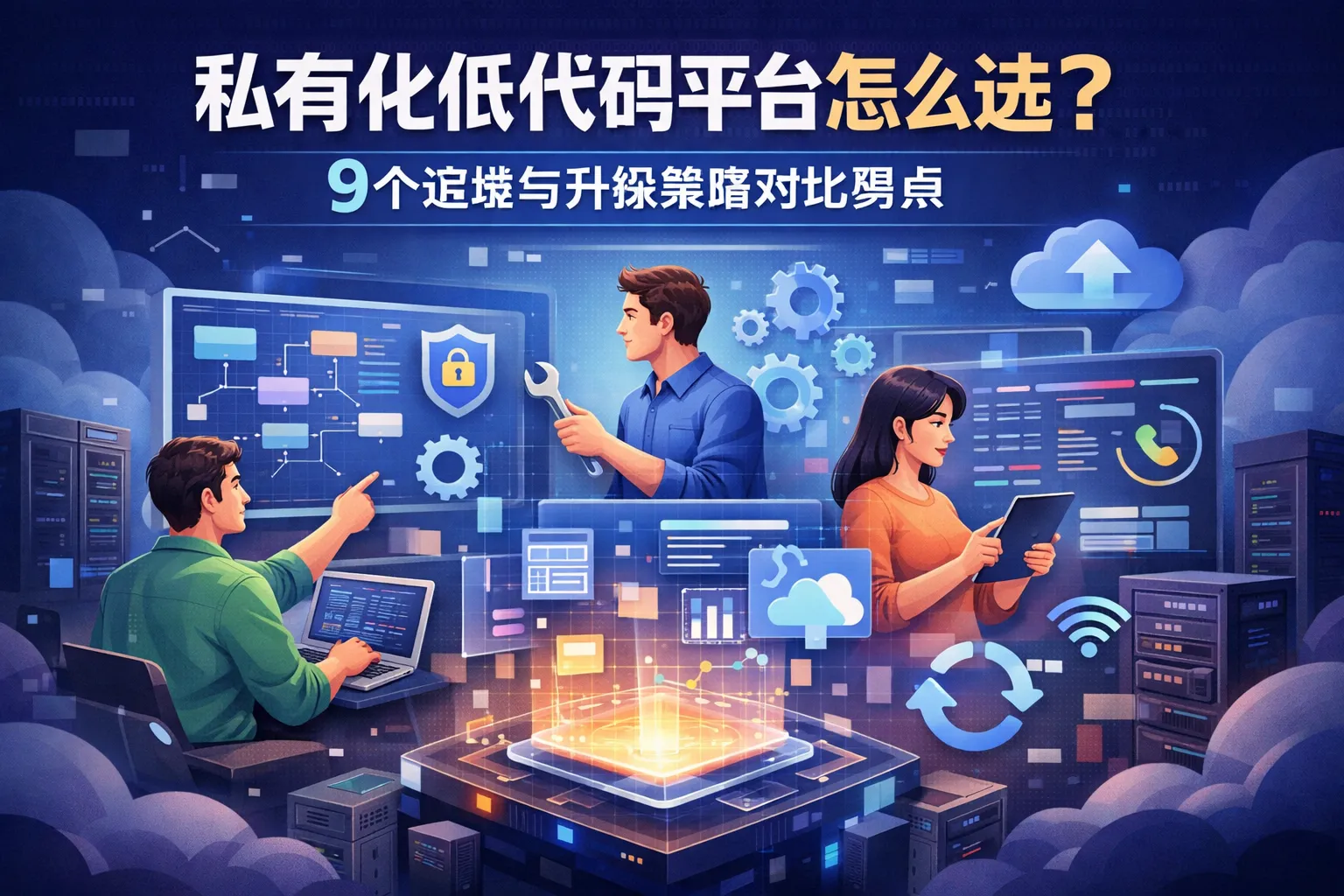 私有化低代码平台怎么选?9个运维与升级策略对比要点