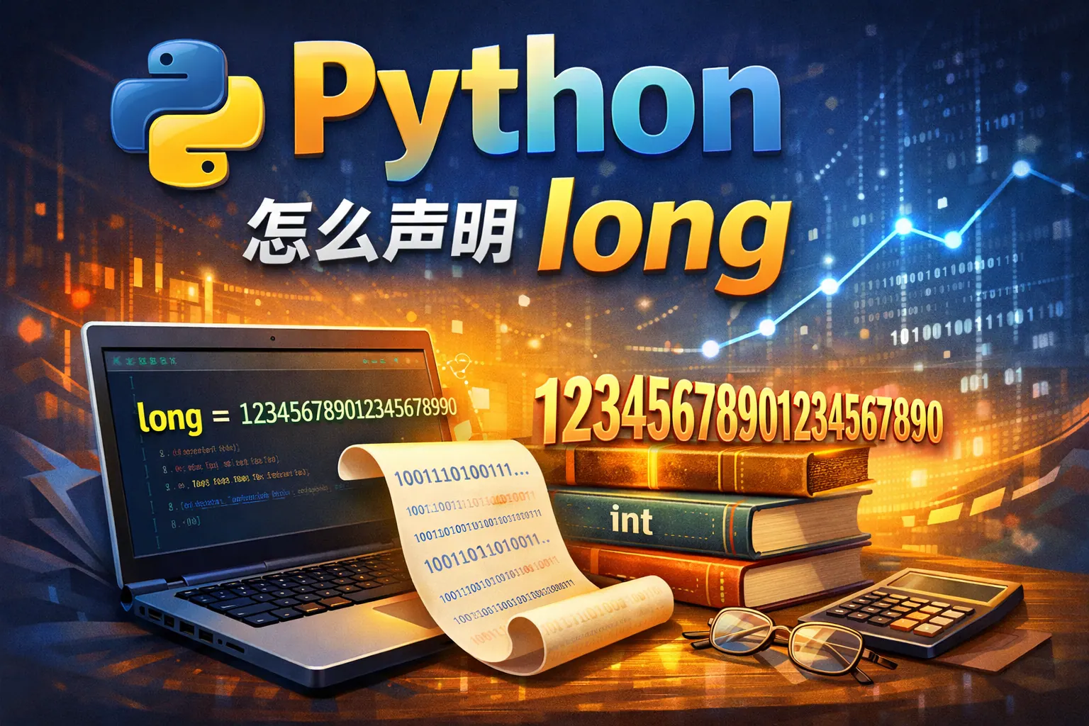 python怎么声明long