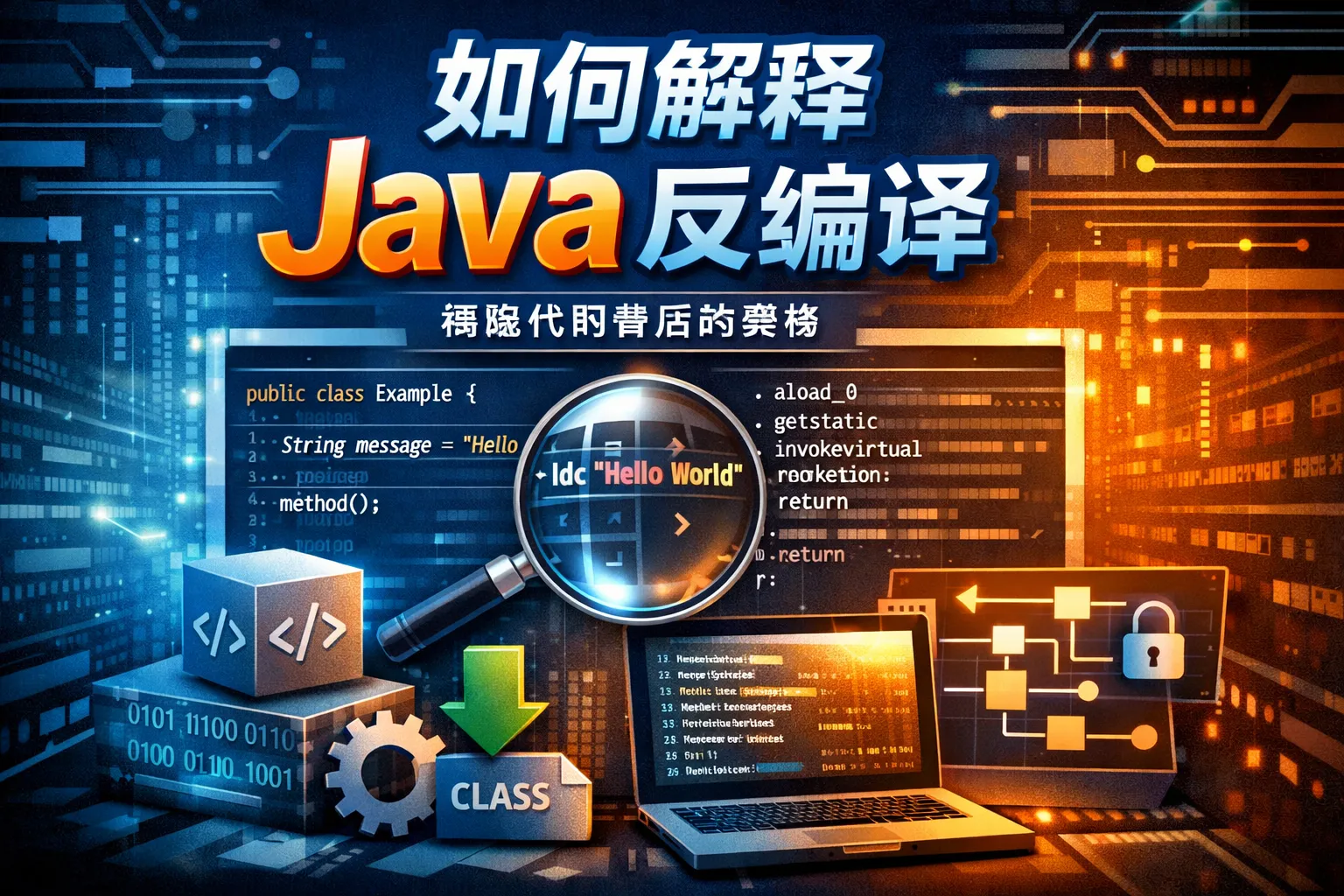 如何解释java反编译