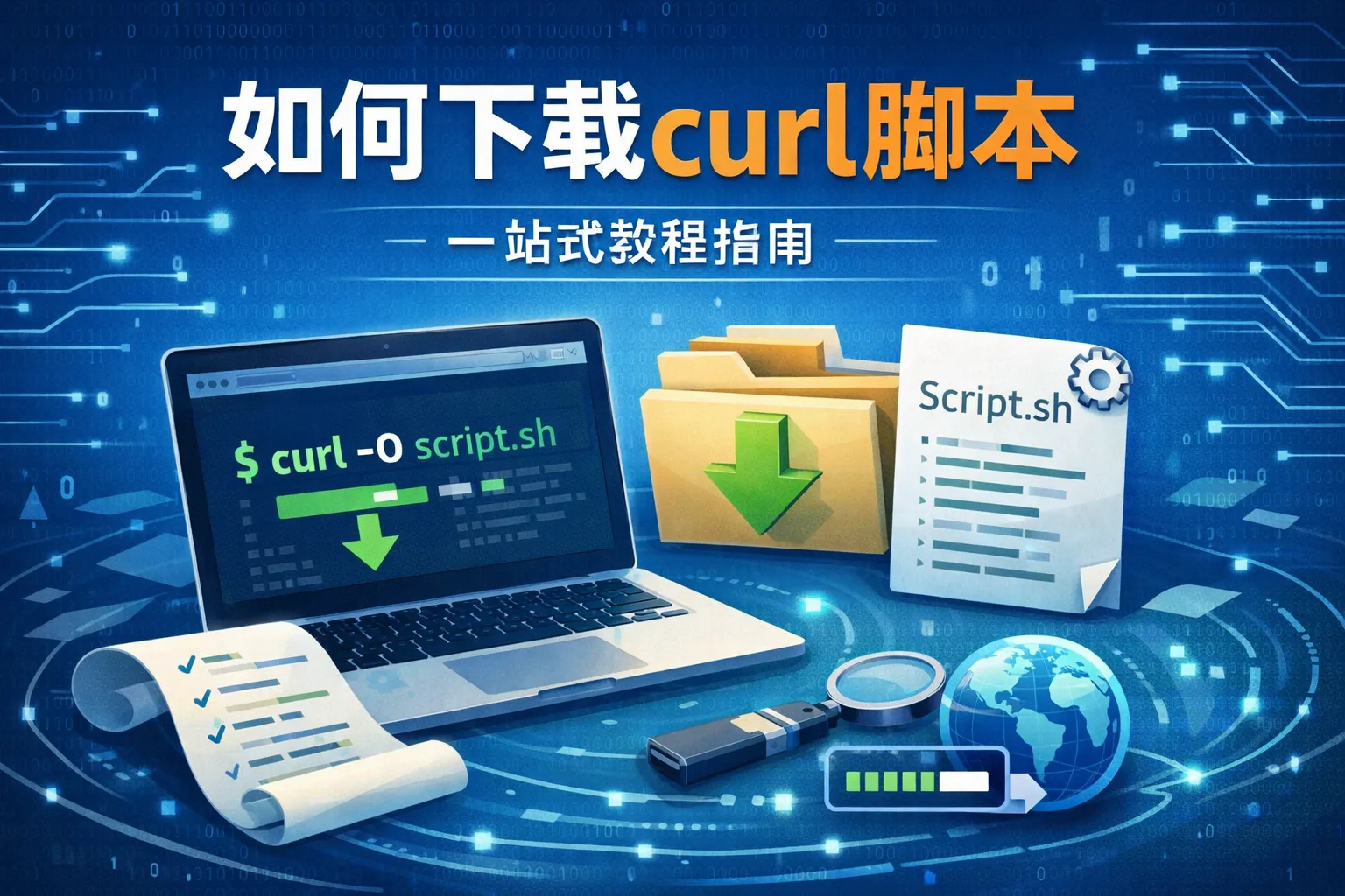 如何下载curl脚本