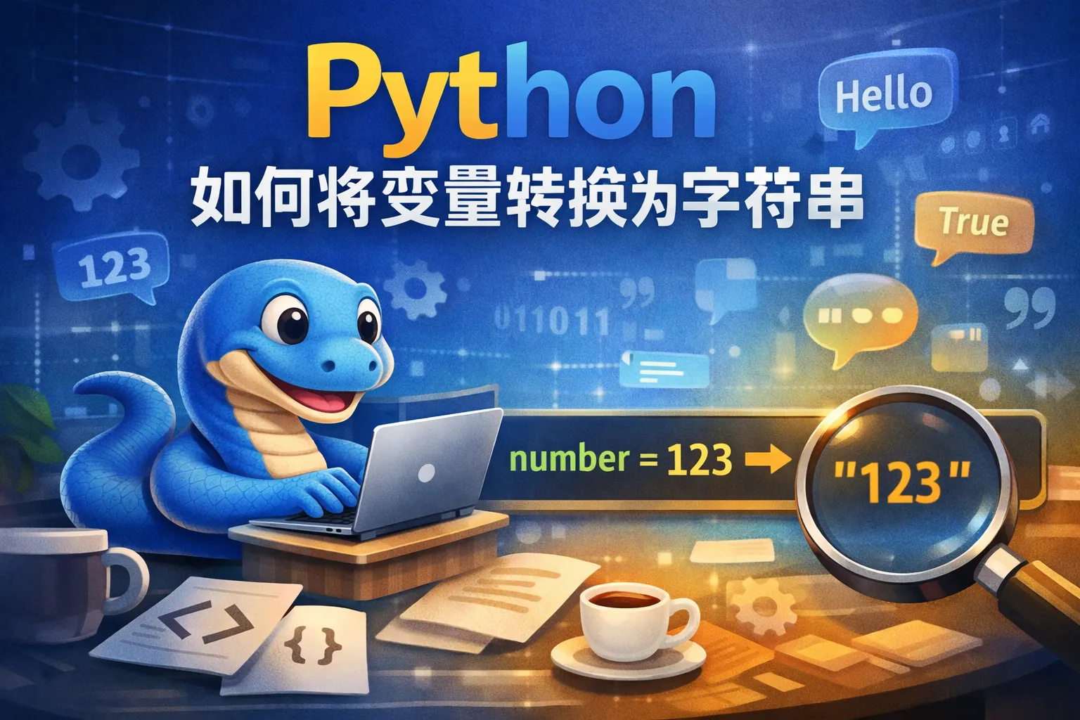 python如何将变量转换为字符串