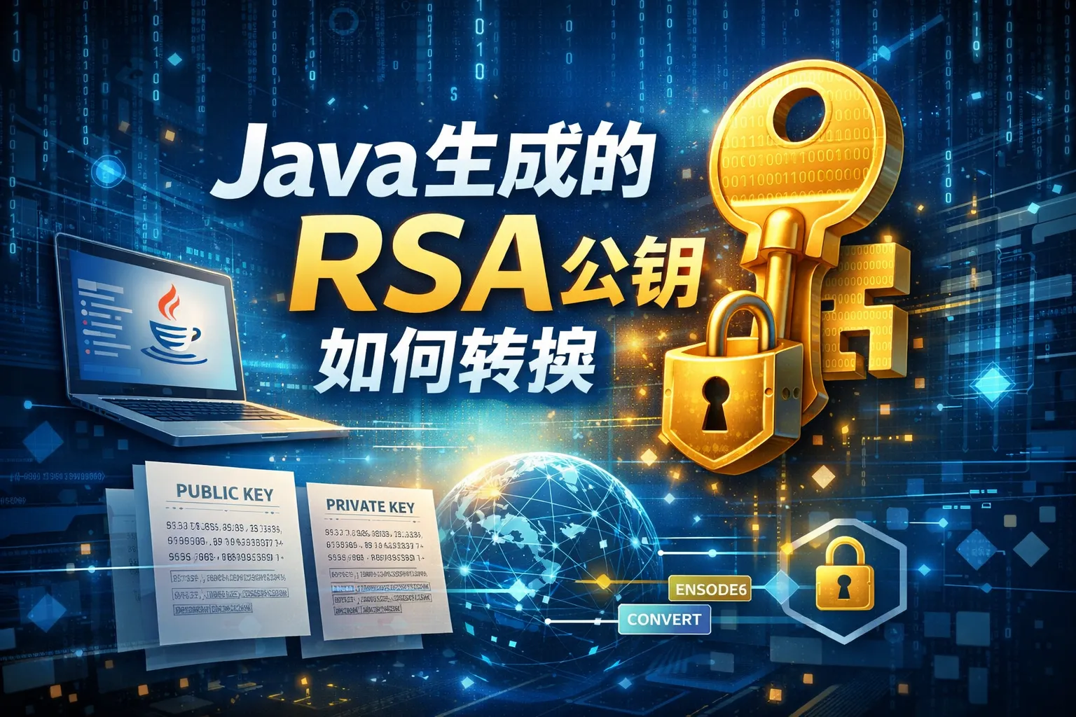 java生成的rsa公钥如何转换