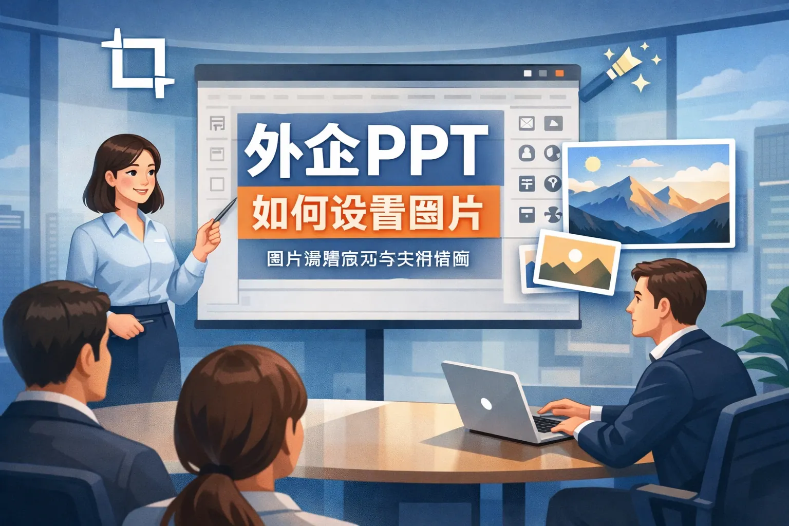 外企ppt如何设置图片