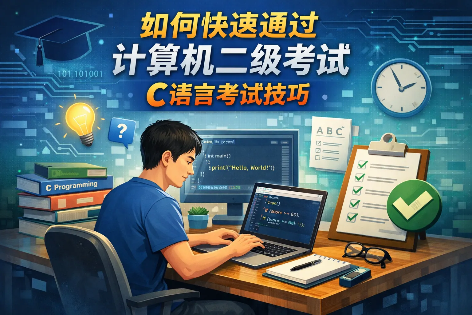 如何快速通过计算机二级考试c语言考试技巧
