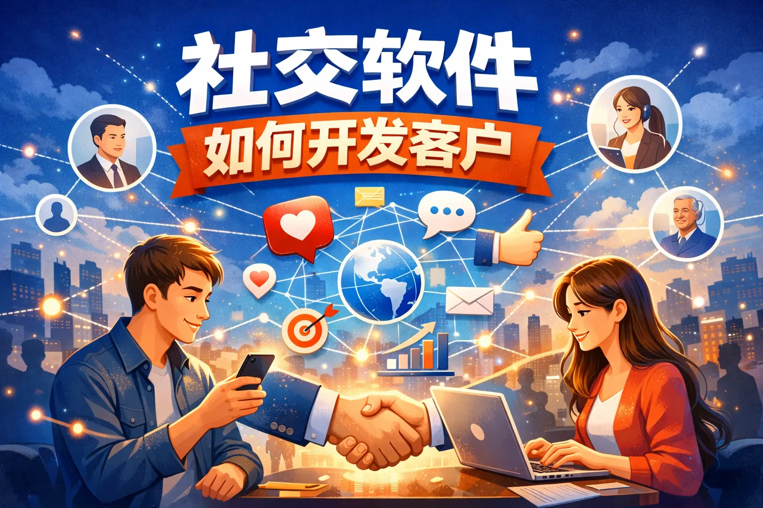 社交软件如何开发客户