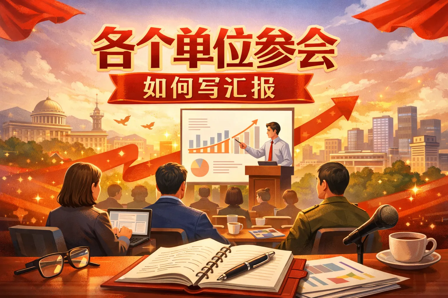 各个单位参会如何写汇报